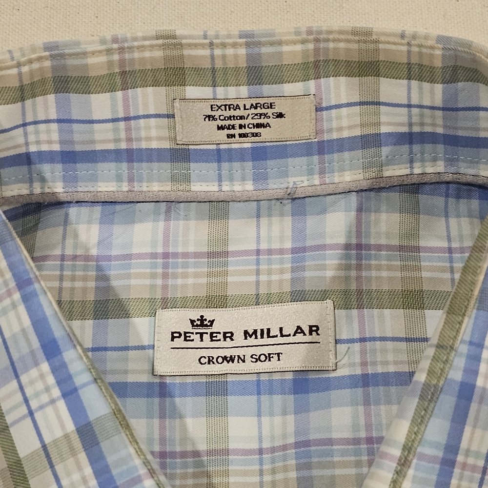 Peter Millar Crown Soft Button Down Xl - image 3